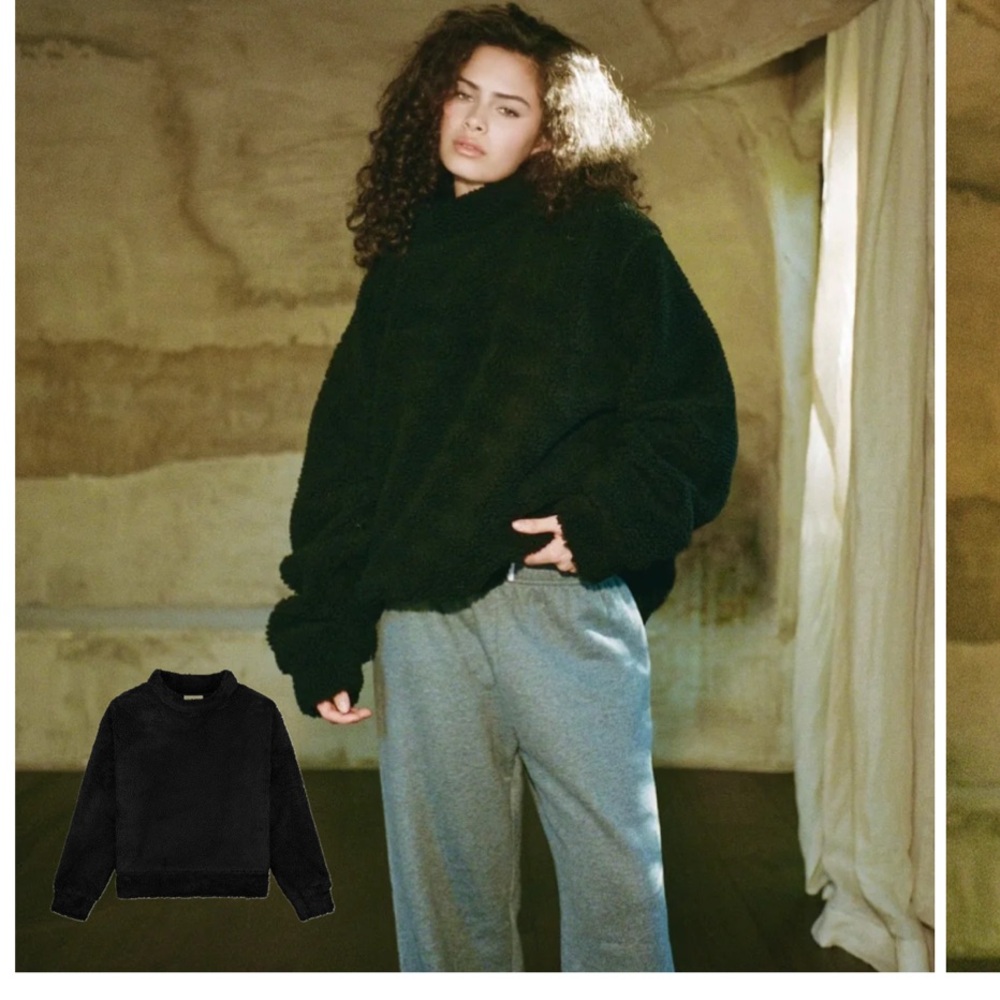 PARKE Fleece Teddy Mockneck